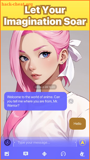 Bella: Anime Characters Chat screenshot