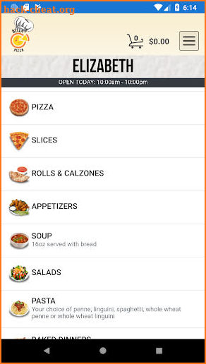 Bella Pizza, New Jersey screenshot