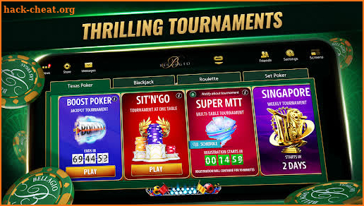 Bellagio Poker - Texas Holdem screenshot