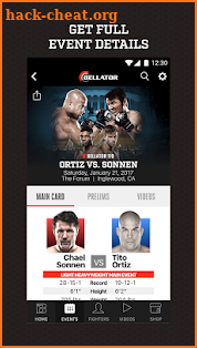 Bellator MMA screenshot