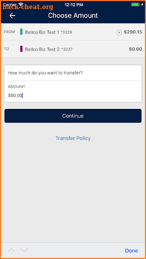 Bellco Banking - New screenshot