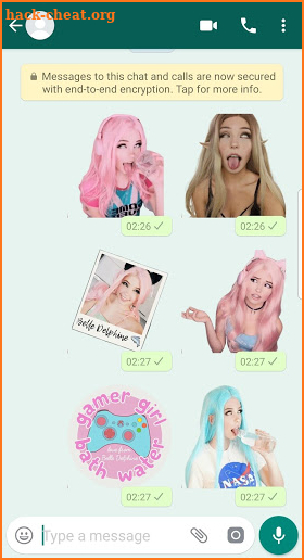 Belle Delphine Stickers for WhatsApp screenshot