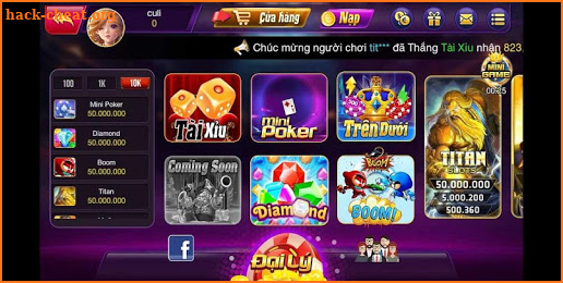 Bem: Game đổi thưởng, xèng, tài xỉu, bắn cá screenshot