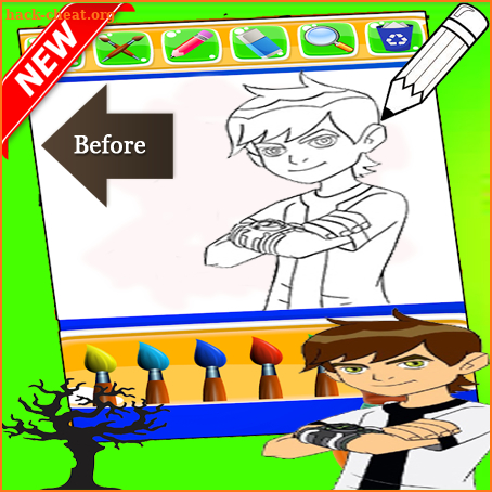 Ben 10 Coloring Book screenshot