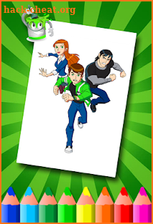 Ben 10 Colouring Book screenshot