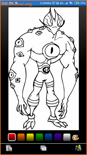 Ben 10 Full Coloring Book screenshot