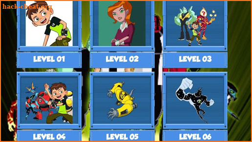 BEN 10 Game - Find the Pair screenshot