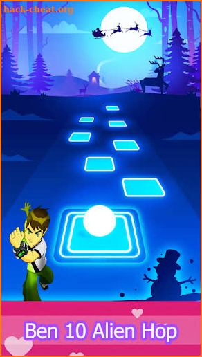 Ben 10 Hop Tiles  Edm Games screenshot