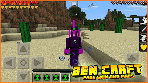 Ben 👽10 Skin+Mod for Minecraft PE screenshot