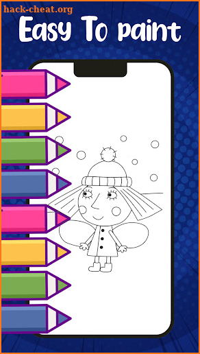 Ben Elf and Princess Holly Coloring Game 2021 screenshot