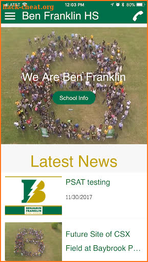 Ben Franklin HS screenshot