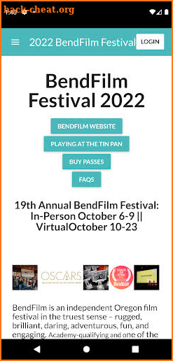 BendFilm Festival 2022 screenshot