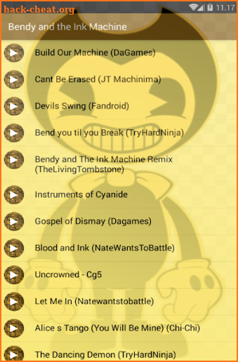 Bendy Ink Machine Songs & Lyrics screenshot