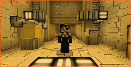 Bendy mod for minecraft screenshot