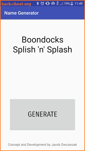 Benedict Cumberbatch Name Generator screenshot