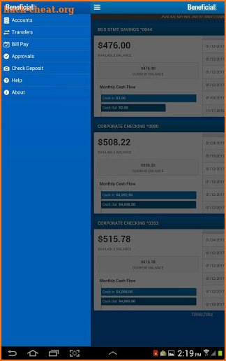 BenMobile Business for Tablet screenshot