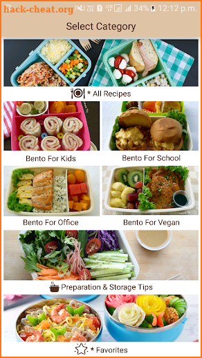 Bento Recipes screenshot