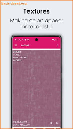 Berger Paint Colors screenshot