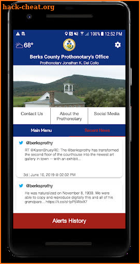 Berks County Prothonotary screenshot