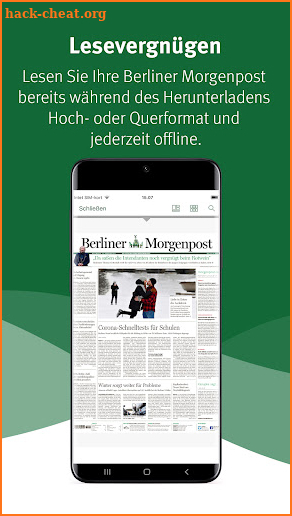 Berliner Morgenpost E-Paper screenshot