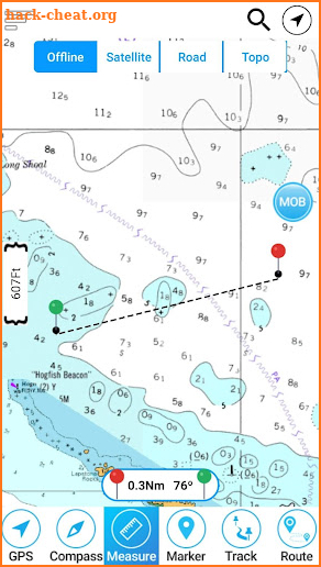 Bermuda Offline Nautical Chart screenshot