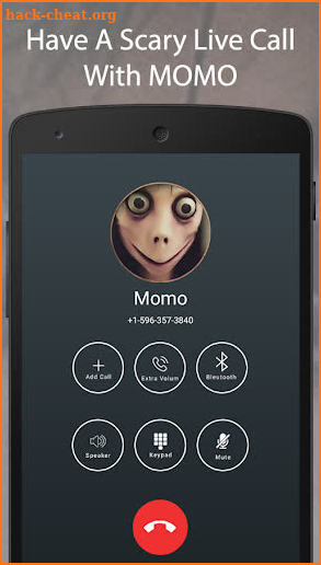 Best Creepy Momo Fake Chat And Video Call screenshot