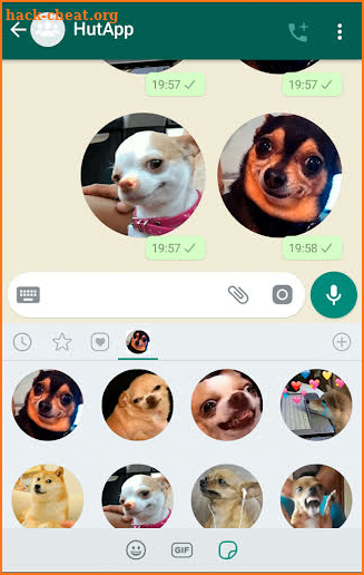 Best Dog Stickers for WhatsApp WAStickerApps screenshot