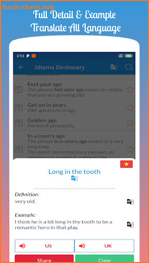 Best English Idioms & Phrases (Pro) screenshot