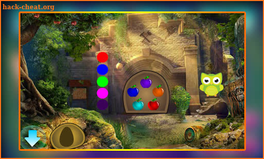 Best Escape Game 597 Cartoon Creature Rescue Game screenshot