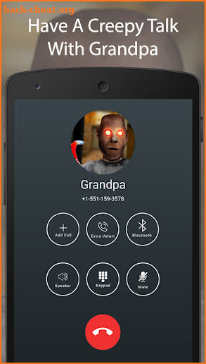 Best Evil Scary Grandpa Fake Chat And Video Call screenshot