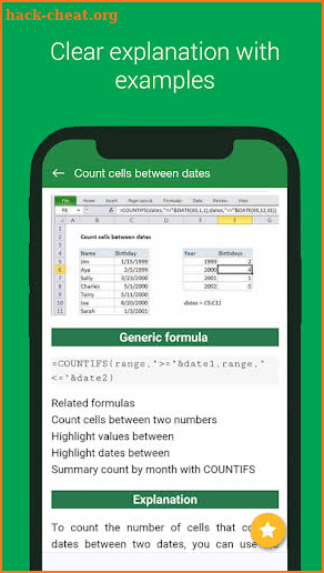 Best Excel Formula & Excel Functions Offline screenshot