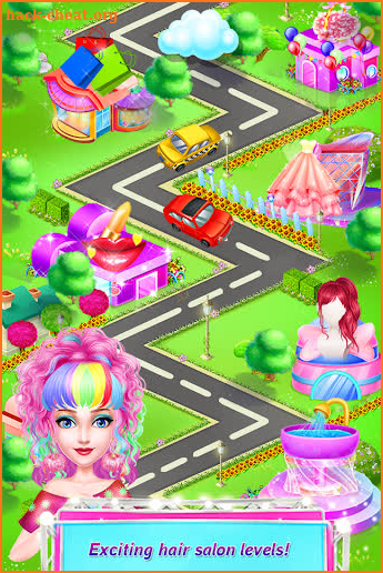 Best Fashion Hair Salon * Fun Casual Fashion Game screenshot