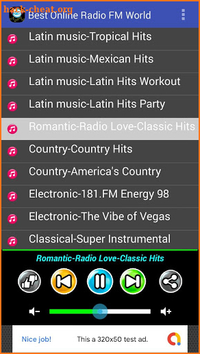 Best Free online radio stations FM of the world screenshot