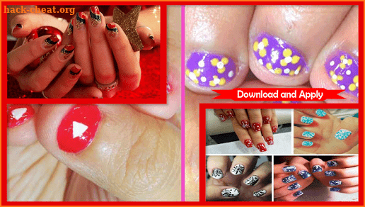 Best Glamorous Christmas Nail Art Tutorial screenshot