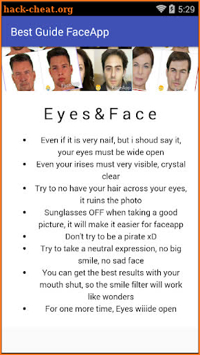 Best Guide for FaceApp screenshot