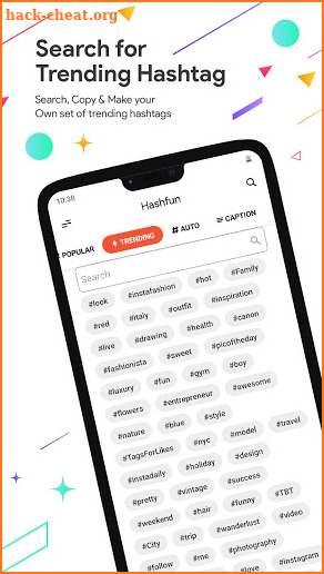 Best Hashtags Captions Insta-saver Repost- Hashfun screenshot