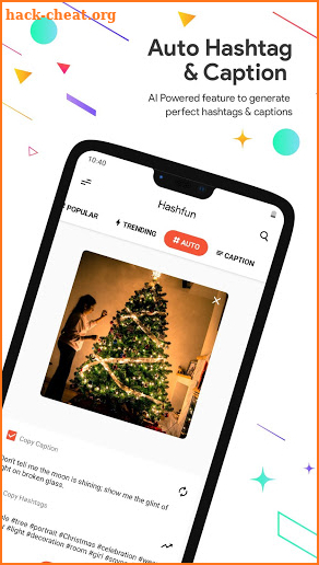 Best Hashtags Captions Insta-saver Repost- Hashfun screenshot