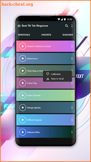 Best Tik Tok Music Ringtones screenshot