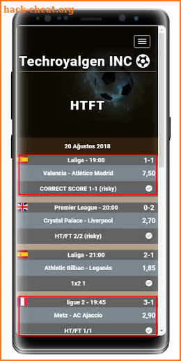 Best Usability HT/FT Betting Tips screenshot