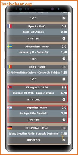 Best Usability HT/FT Betting Tips screenshot