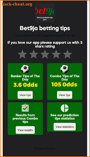 Bet 9ja Betting Tips - 100% screenshot