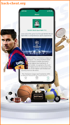 Bet365 World Sport Ball screenshot