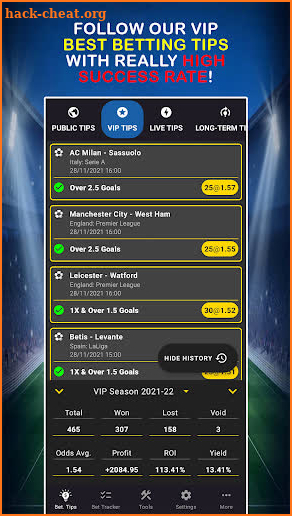 betFella - Betting Tips Tools screenshot