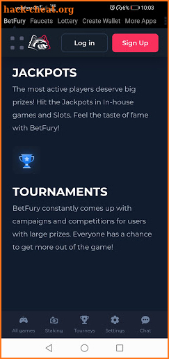 BetFury: Earn Free Bitcoin screenshot