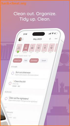 BeTidy: Home Cleaning Schedule screenshot