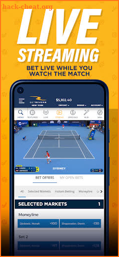 BetRivers Sportsbook New York screenshot