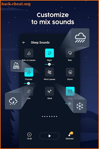 Better sleep: Soothing sounds to fall asleep fast screenshot