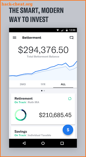 Betterment screenshot