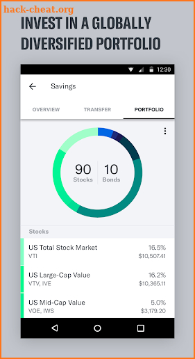 Betterment screenshot