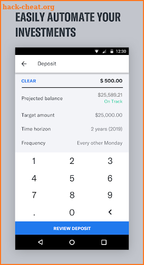 Betterment screenshot